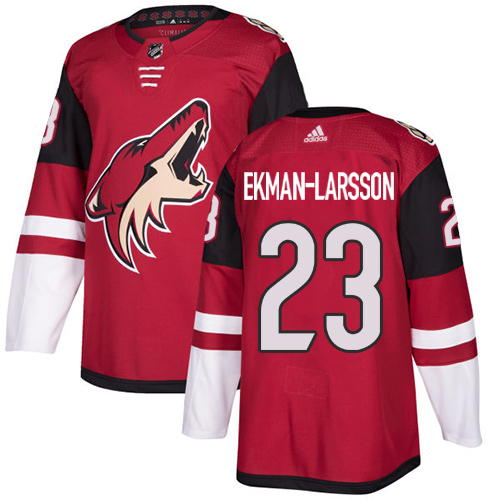 Adidas Arizona Coyotes #23 Oliver Ekman-Larsson Maroon Home Authentic Stitched Youth NHL Jersey